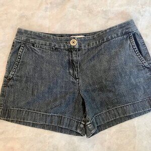 Blue Denim Shorts, Ann Taylor Loft, size 4